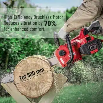 DCK Tools 58V Snoeipakket PRO Actiebundel – Accu Kettingzaag + Heggenschaar met extra 5.0Ah Accu - Afbeelding 12