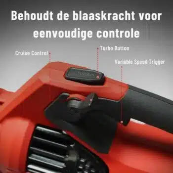 DCK Tools KDLB58211FDK Accu Bladblazer 58V met 1x5.0Ah Accu - 770CFM - 1.5 Gen - Afbeelding 5