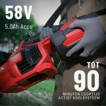 DCK Accu Bladblazer 58V SET - incl. 1x 5.0Ah Accu & 8A Snellader - 1308m³/h luchtvolume - KDLB58211FDK - Afbeelding 4