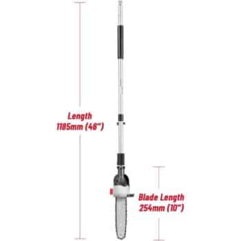 DCK 58V Accu Combimotor Set – Kettingzaag & Heggenschaar op steel | KDPH581+KDHT211+KDCS101 - Afbeelding 4