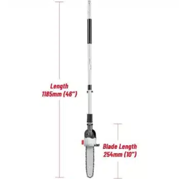 DCK 58V Accu Combimotor Set – Kettingzaag & Heggenschaar op steel | KDPH581+KDHT211+KDCS101 - Afbeelding 4