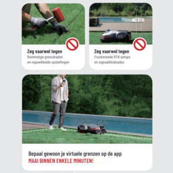 DCK Robotmaaier zonder draad – met 3D LiDAR, AI & slimme navigatie tot 2000 m² - DCK TERRAINA S - KDRM220 - Afbeelding 8