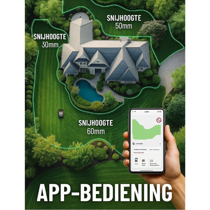 DCK KDRM107 Robotmaaier met perimeterdraad tot 1.000m2 (2)