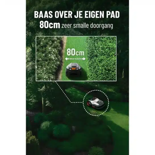 DCK KDRM107 Robotmaaier met perimeterdraad tot 1.000m2 (4)