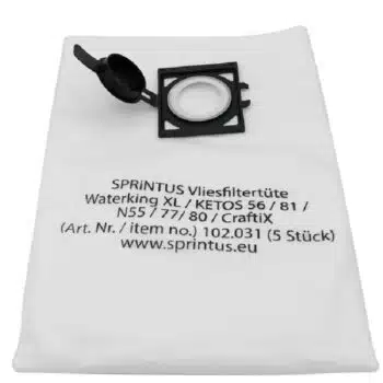 D'Orly x Sprintus Fleece Filterzakken M - 5 Stuks