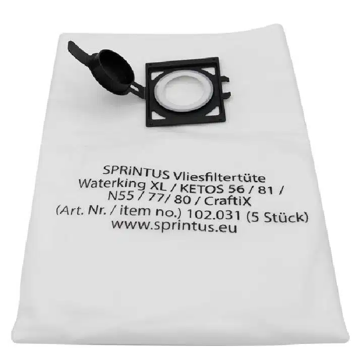 D'Orly x Sprintus Fleece Filterzakken M - 5 Stuks