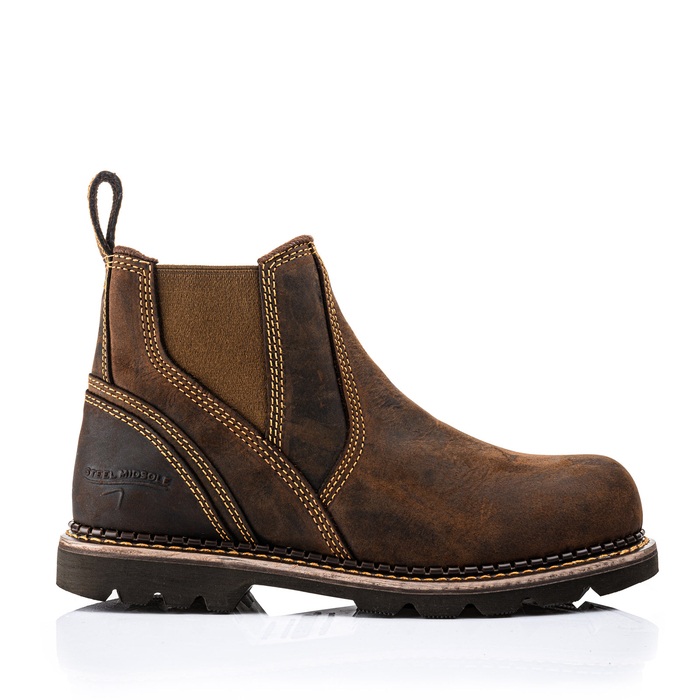 Buckler Boots B1555SM SB/P/HRO/SRA Instapper Werkschoenen – Bruin