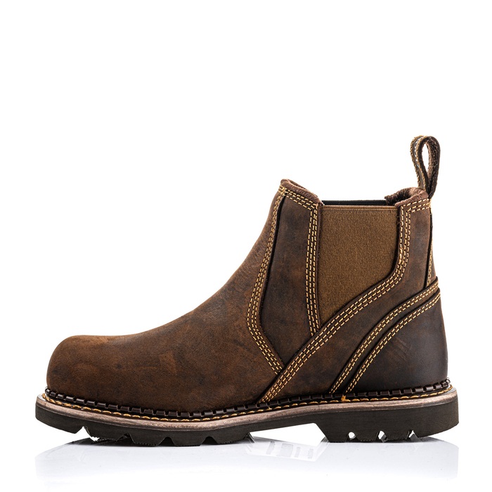 Buckler Boots B1555SM SB/P/HRO/SRA Instapper Werkschoenen – Bruin