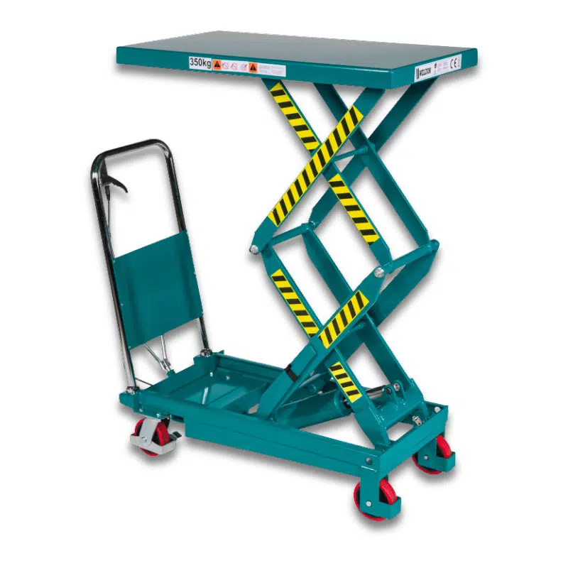 Weldon Mobiele Heftafel dubbele schaar - 350 kg - 1300 mm max hefhoogte