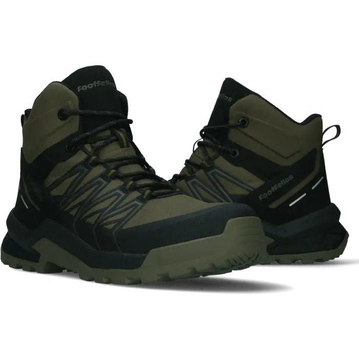 FootFella Werkschoenen Duncan S7S – Zwart/Olijf