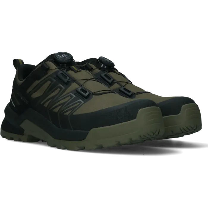 FootFella Werkschoenen Max S7S – Zwart/Olijf