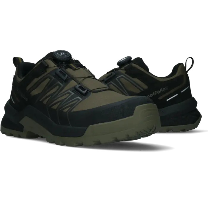 FootFella Werkschoenen Max S7S – Zwart/Olijf