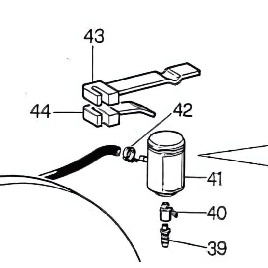Onderdelentekening Speedy Rain 300 - 39 tm 44 Onderdelentekening Speedy Rain 300 - 39 tm 44