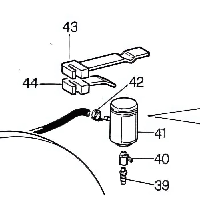 Onderdelentekening Speedy Rain 300 – 39 tm 44