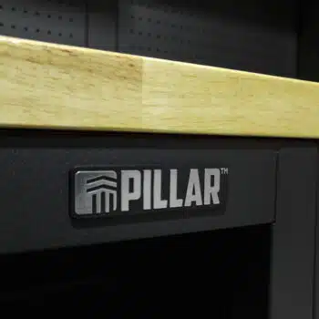 Pillar Werkplaatsinrichting Modulair – Hardhouten werkblad – diepte 61,5 cm – Midnight Black design - Afbeelding 13