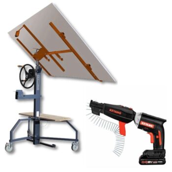Edma Platenlift + Gipsplaatschroefmachine