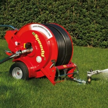 Speedy Rain E40 Beregeningshaspel – Elektrische aandrijving incl. Sproeiwagen + Elektronische waterafsluiter met timer - Afbeelding 5