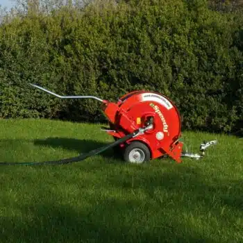 Speedy Rain E40 Beregeningshaspel – Elektrische aandrijving incl. Sproeiwagen + Elektronische waterafsluiter met timer - Afbeelding 3