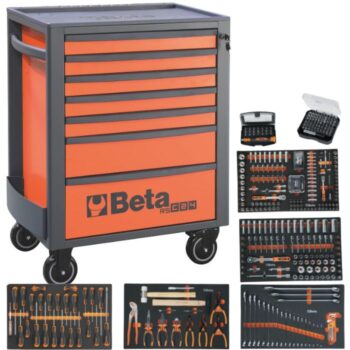Beta Gereedschapswagen 7 laden RSC247FO 390 delige Gereedschapsset