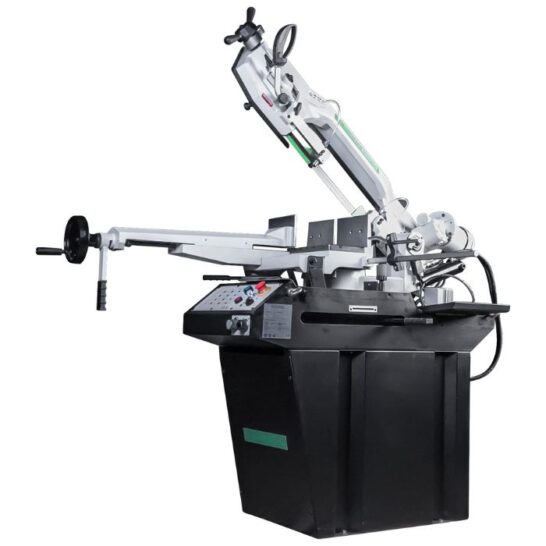 EGGENBERG EBS2645 Bandzaagmachine voor metaal 230V met groot zaagbereik en verstelbare werktafel