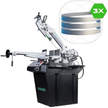 Eggenberg EBS2645 Metaalbandzaag 235mm 230V – Hydraulische Zakbediening & Dubbelverstek