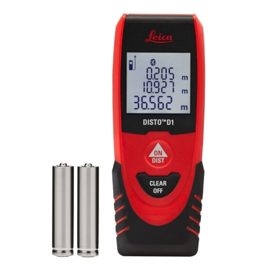 Leica DISTO D1 Laser Afstandsmeter – 40 m – Bluetooth & Compact Leica DISTO D1 Laser Afstandsmeter – 40 m – Bluetooth & Compact