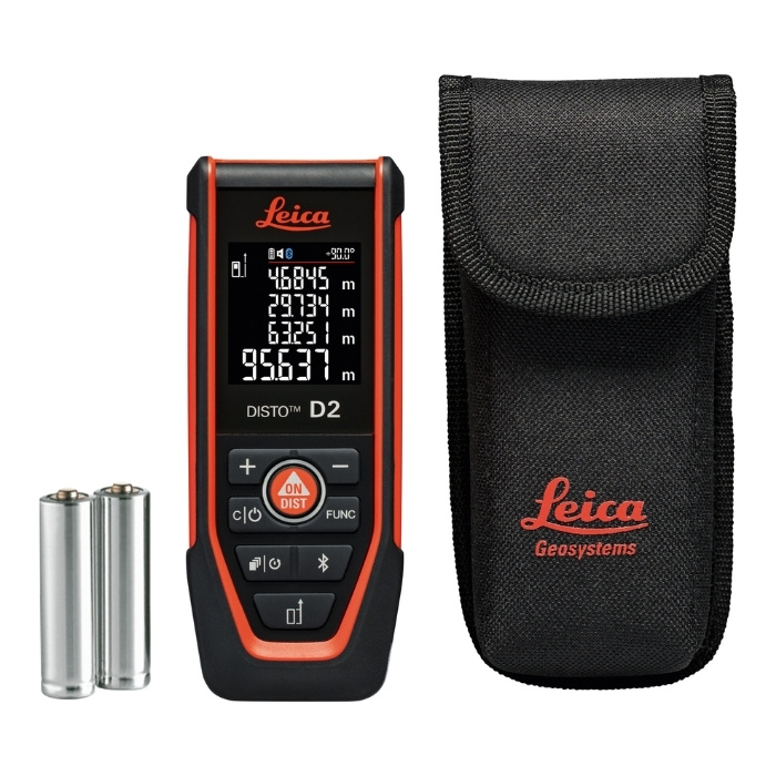 Leica DISTO D2-2 Laser Afstandsmeter – 100 m – Bluetooth & IP54