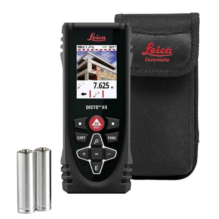 Leica DISTO X4 Laser Afstandsmeter – 150 m – Pointfinder Camera & IP65