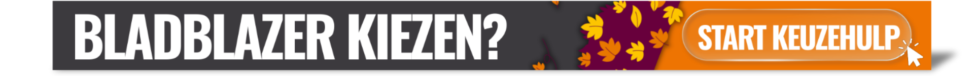 Bladblazer keuzehulp