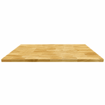 Pillar Werkblad Rubberhout 1360mm - Diep Werkblad 38mm