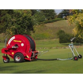 Speedy Rain E50 Beregeningshaspel 160m Ø50mm – Elektrische aandrijving incl. Sproeiwagen & Accu systeem - Afbeelding 5