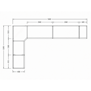 Pillar Complete Werkplaatsinrichting Hoekopstelling met Hardhouten Werkblad - Afbeelding 21