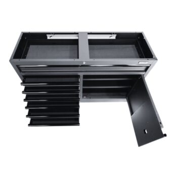 Pillar Werkplaatsinrichting 3920mm met 2 Hoge Kasten en Dubbel Rubberhouten Werkblad - Afbeelding 7