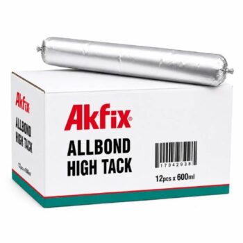 AKFIX HighTack AST MS-Polymeer Lijmkit Zwart - Worst 600 ml - Doos 12 stuks