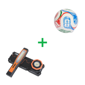 Beta 1839W/P2-SET Lampen met oplaadstation + gratis WK-bal