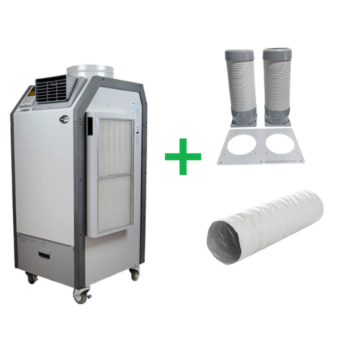 Rex Nordic HP-19 Mobiele Airconditioner 19.000 BTU 230V Complete Set
