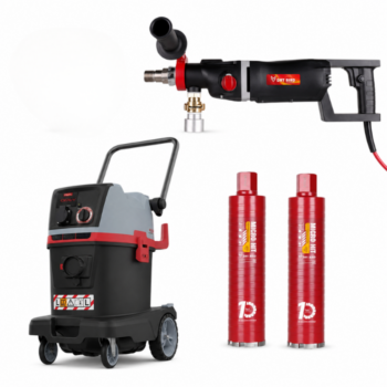 BYCON DB-202P Droogboorset | incl. CraftiX 35L (L-klasse) & 2 diamantboren