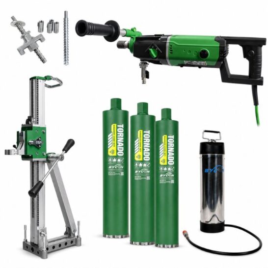 BYCON DMP-162D Natboorset PRO | incl. DSP-252 statief & 3 diamantboren BYCON DMP-162D Natboorset PRO | incl. DSP-252 statief & 3 diamantboren