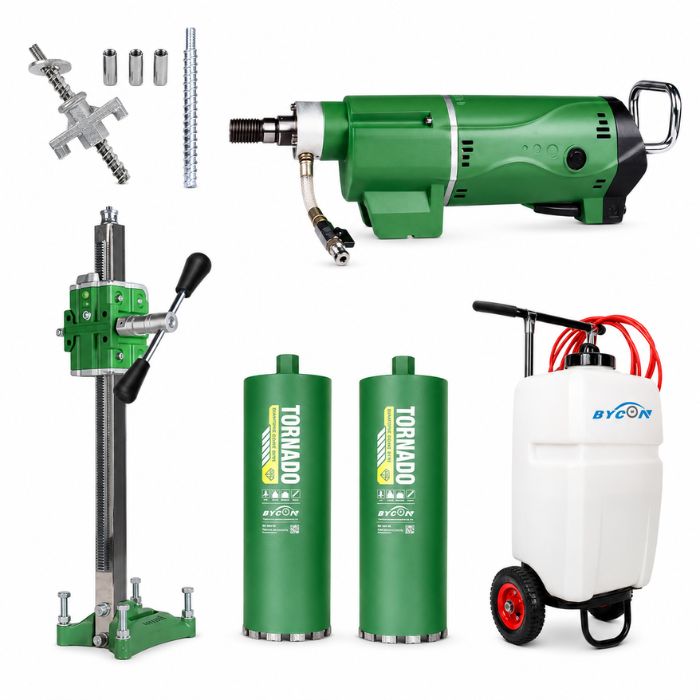 BYCON DMP-252 Statiefboorset | incl. DSP-252 statief, watertank & 2 boren