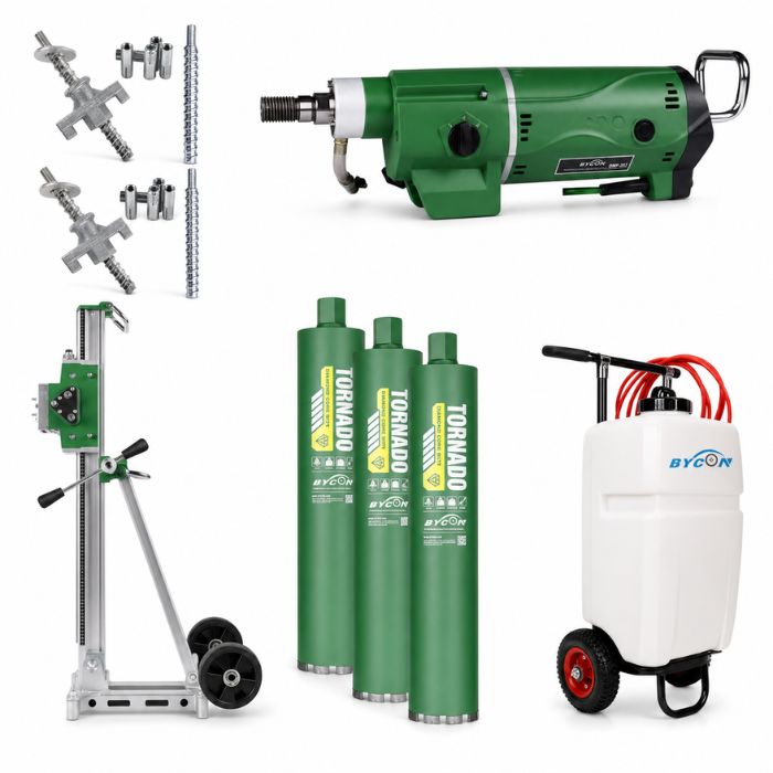 BYCON DMP-352 Statiefboorset | incl. DSP-352 statief, watertank & 3 boren