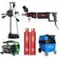 BYCON DB-202D Droogboorset PRO | incl. DBS-162 statief, vacuümpomp, AVC38-HEPA & 2 boren
