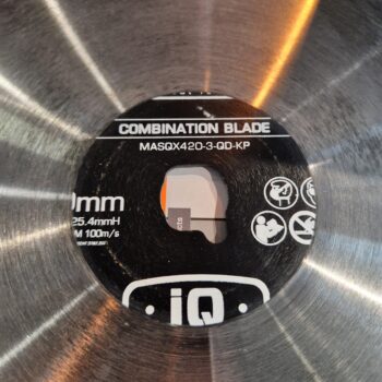 iQ Power Tools Diamantschijf 420mm Baksteen - Q-Drive Cool Cut | BuitenKansje! - Afbeelding 4