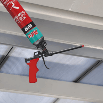 AKFIX 805P Purschuim Multi Gunfoam lichtgeel 750ML - Doos 12 stuks - Afbeelding 3