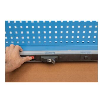 Huvema K8030 mobiele werkbank met open kast en gereedschapswand