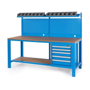 Huvema K3260 complete werkbank met ladekast en gereedschapswand