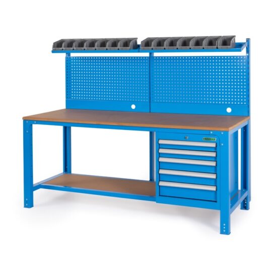 Huvema K3260 complete werkbank met ladekast en gereedschapswand
