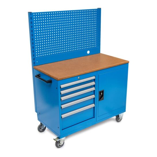 Huvema K8225 mobiele werkbank frontaanzicht