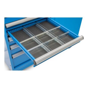 Huvema K8030 mobiele werkbank met kast, laden en gereedschapswand