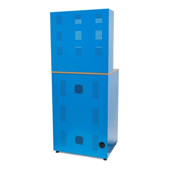 Huvema K7340 computerkast achteraanzicht met ventilatieopeningen