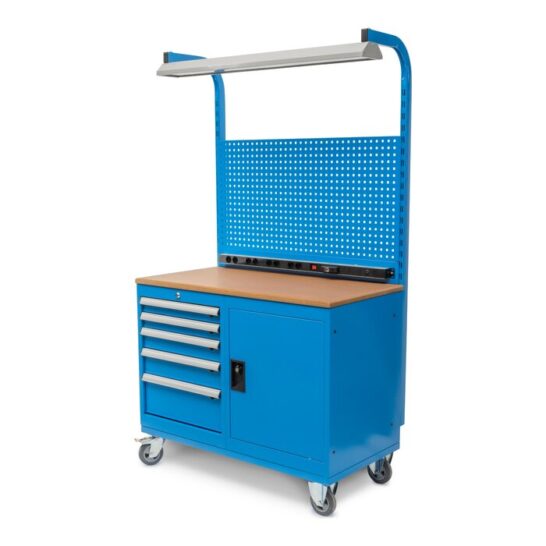 Huvema K8030 mobiele werkbank met gereedschapswand